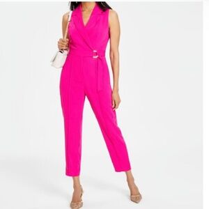 INC International Concepts Jumpsuit pink dragonfruit